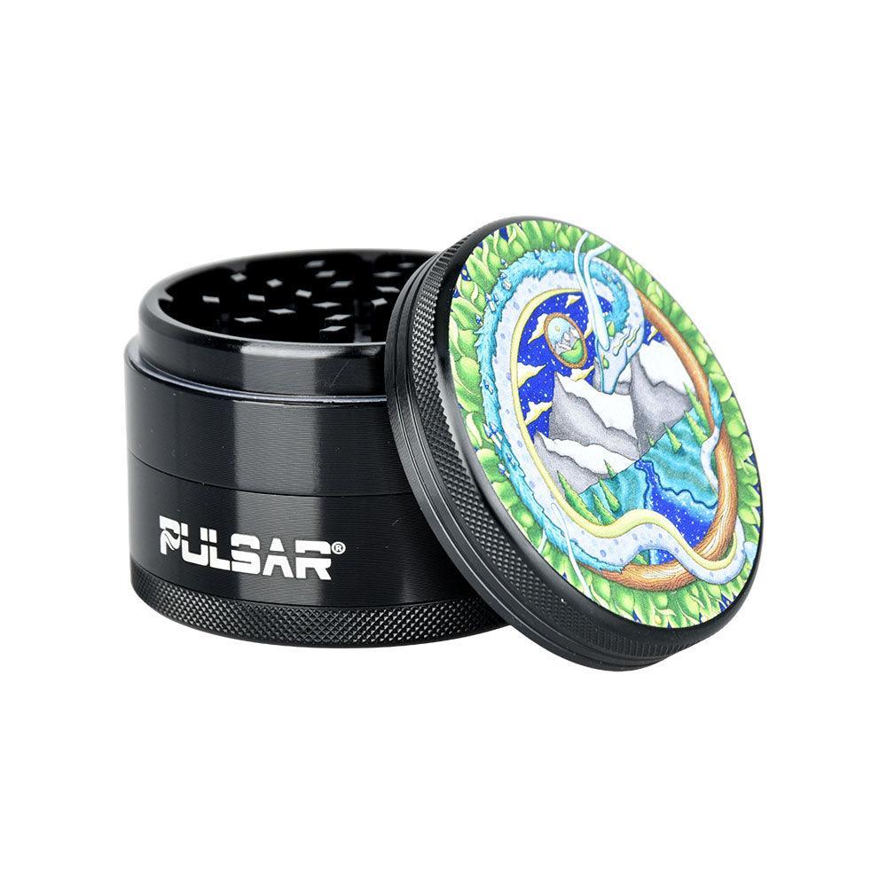 Pulsar Artist Series Grinder - 2.5" / 4pc / Assorted Designs 6PC DISPLAY - SmokeWeed.com