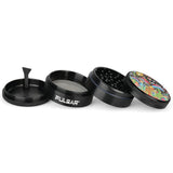 Pulsar Artist Series Metal Grinder - Garden of Cosmic Delights / 4pc / 2.5" - SmokeWeed.com