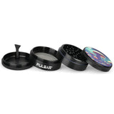 Pulsar Artist Series Metal Grinder - Planet Fungi / 4pc / 2.5" - SmokeWeed.com