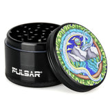 Pulsar Artist Series Metal Grinder - Remembering Dragon / 4pc / 2.5" - SmokeWeed.com