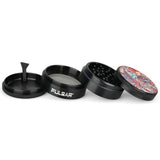 Pulsar Artist Series Metal Grinder - Symbolic Tiles / 4pc / 2.5" - SmokeWeed.com