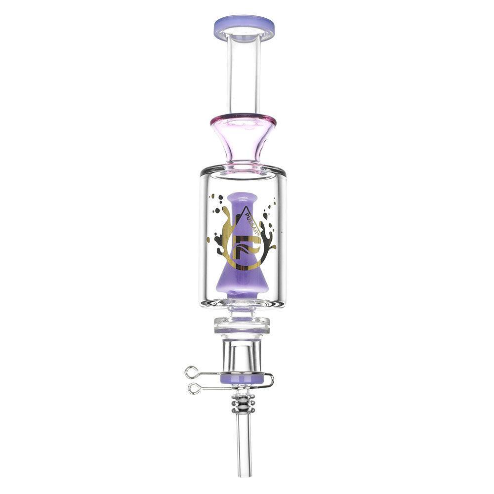 Pulsar Beaker Perc Vapor Vessel 2.0 w/ Quartz Tip | 8.5" | 14mm F - SmokeWeed.com