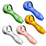 Pulsar Bubble Matrix Spoon Pipe - 4" / Colors Vary - SmokeWeed.com
