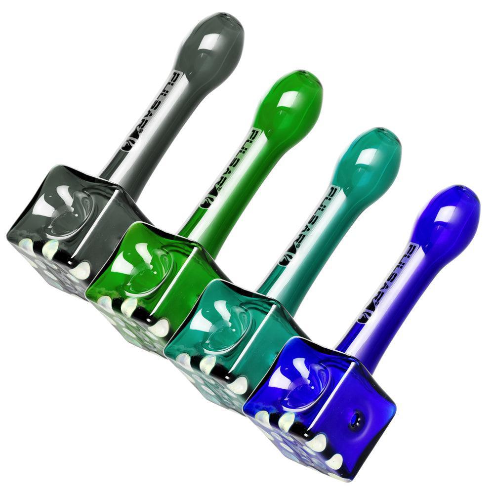Pulsar Cube Universe Spoon Pipe - 4.75" / Colors Vary - SmokeWeed.com