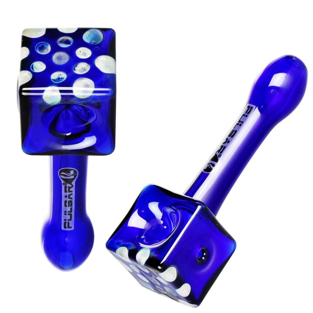 Pulsar Cube Universe Spoon Pipe - 4.75" / Colors Vary - SmokeWeed.com