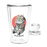 Pulsar Design Series x Drinkable Series Glass Tumbler Pipe | 250mL | 5" - SmokeWeed.com
