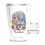 Pulsar Design Series x Drinkable Series Glass Tumbler Pipe | 250mL | 5" - SmokeWeed.com