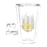 Pulsar Design Series x Drinkable Series Glass Tumbler Pipe | 250mL | 5" - SmokeWeed.com