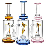 Pulsar Drop Down Bee Dab Rig - 14mm F/8.75"/Colors Vary - SmokeWeed.com