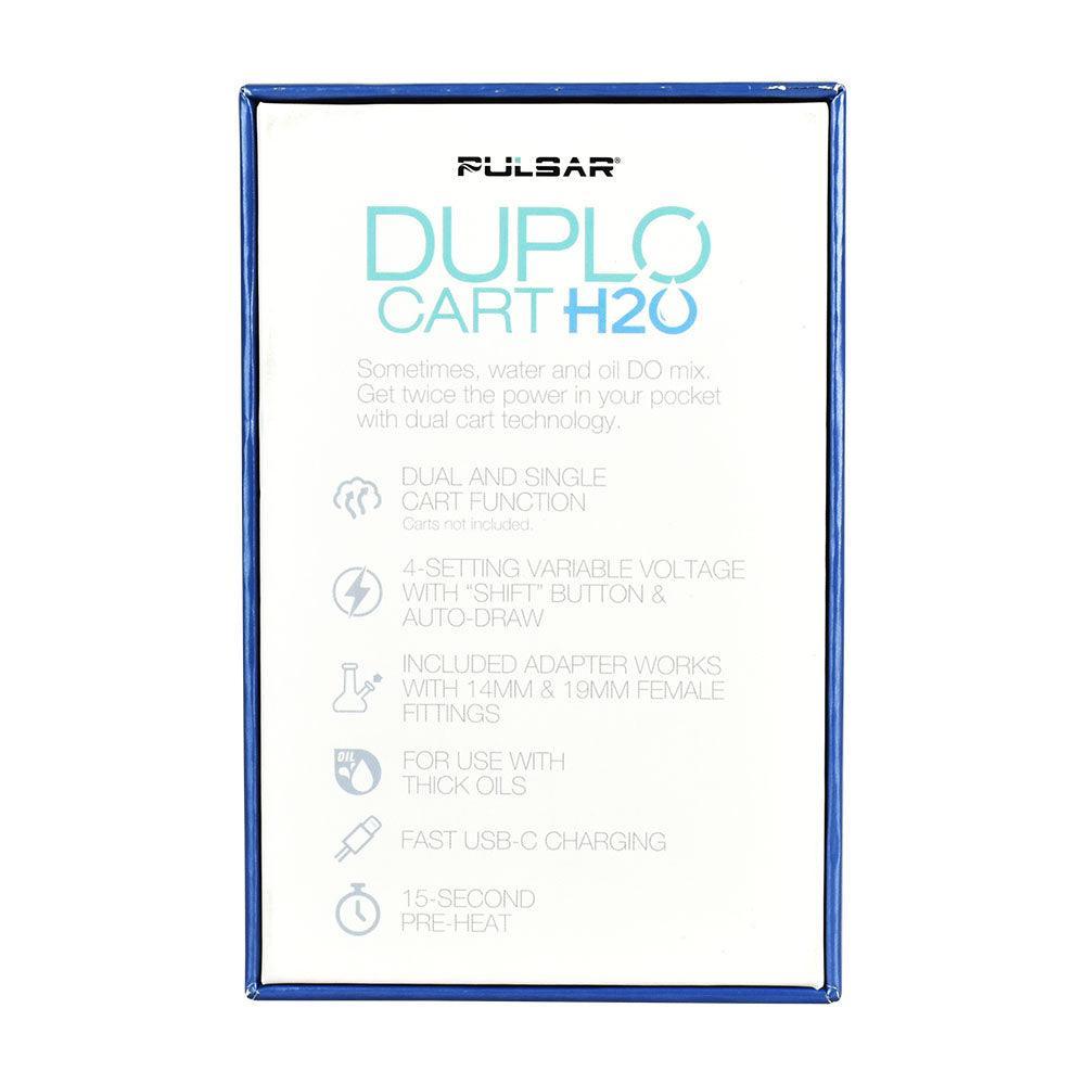 Pulsar DuploCart H2O Thick Oil Vaporizer w/ Water Pipe Adapter - SmokeWeed.com