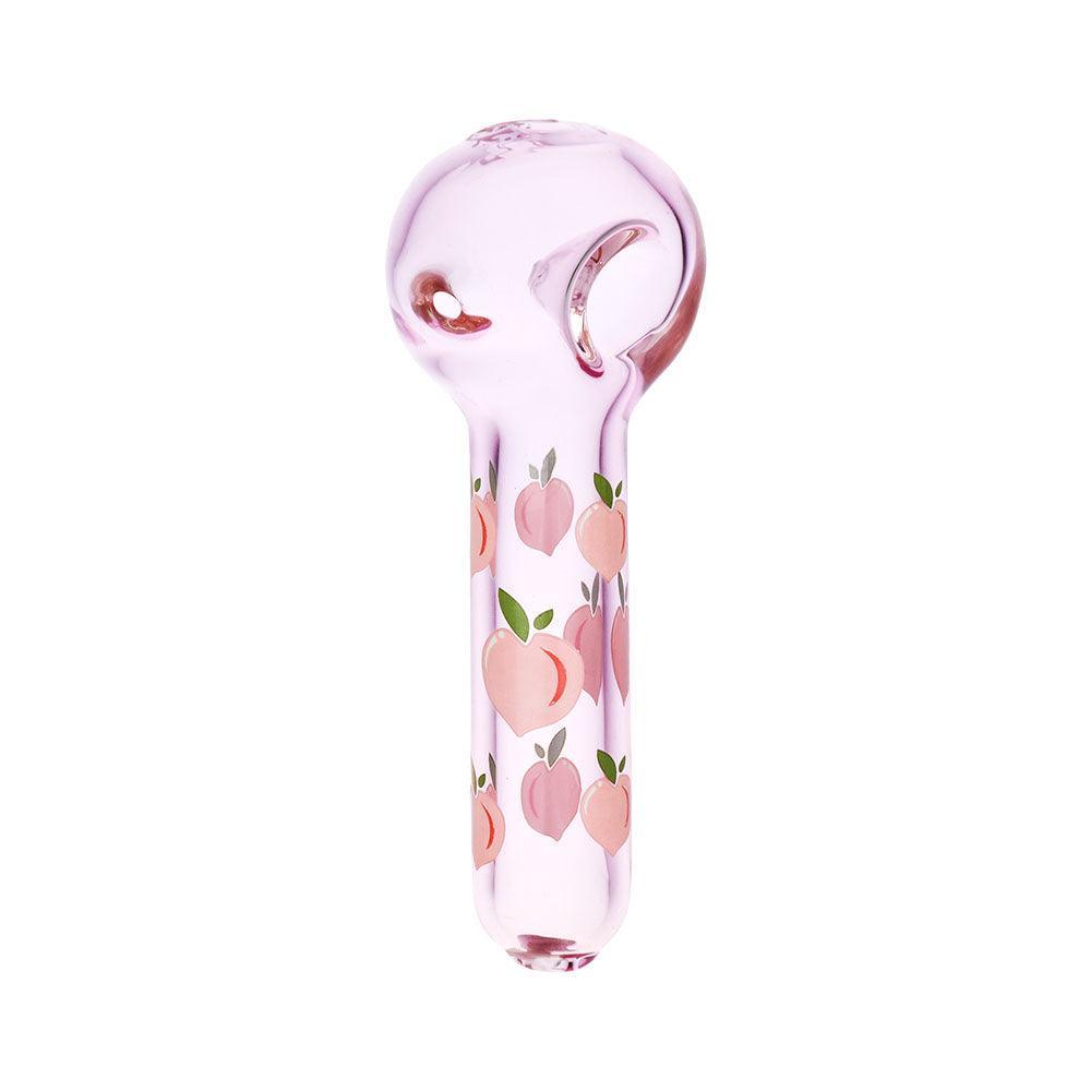 Pulsar Fruit Series Peaches & Cream Herb Pipe Glow Duo - 10" / 14mm F - SmokeWeed.com