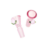 Pulsar Fruit Series Peaches & Cream Herb Pipe Glow Duo - 10" / 14mm F - SmokeWeed.com