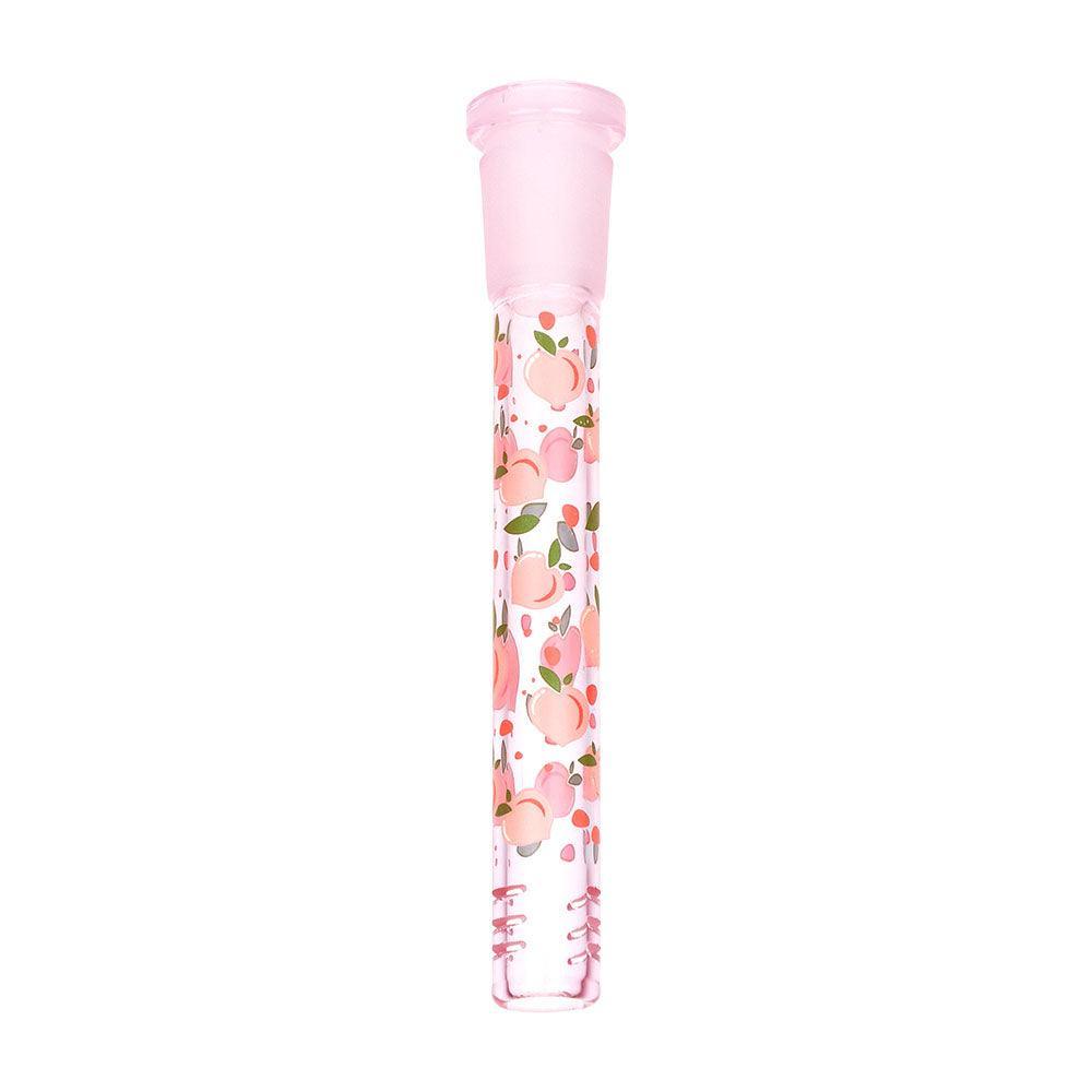 Pulsar Fruit Series Peaches & Cream Herb Pipe Glow Duo - 10" / 14mm F - SmokeWeed.com