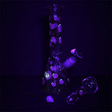 Pulsar Fruit Series Peaches & Cream Herb Pipe Glow Duo - 10" / 14mm F - SmokeWeed.com