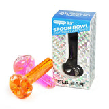 Pulsar Glycerin Series Freezable Spoon Bowl Hand Pipe - 4"/Colors Vary - SmokeWeed.com