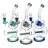 Pulsar Inception Cube Water Pipe- 10.5"/14mm F/Colors Vary - SmokeWeed.com