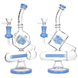 Pulsar Inception Cube Water Pipe- 10.5"/14mm F/Colors Vary - SmokeWeed.com