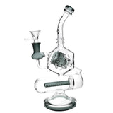 Pulsar Inception Cube Water Pipe- 10.5"/14mm F/Colors Vary - SmokeWeed.com
