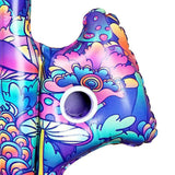 Pulsar Inflatable Water Pipe Pool Float - Neon Shrooms / 6ft - SmokeWeed.com