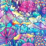 Pulsar Inflatable Water Pipe Pool Float - Neon Shrooms / 6ft - SmokeWeed.com