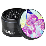 Pulsar Metal Grinder | Melting Shrooms - SmokeWeed.com