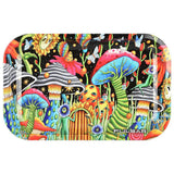 Pulsar Metal Rolling Tray - Garden of Cosmic Delights / 11" x 7" - SmokeWeed.com