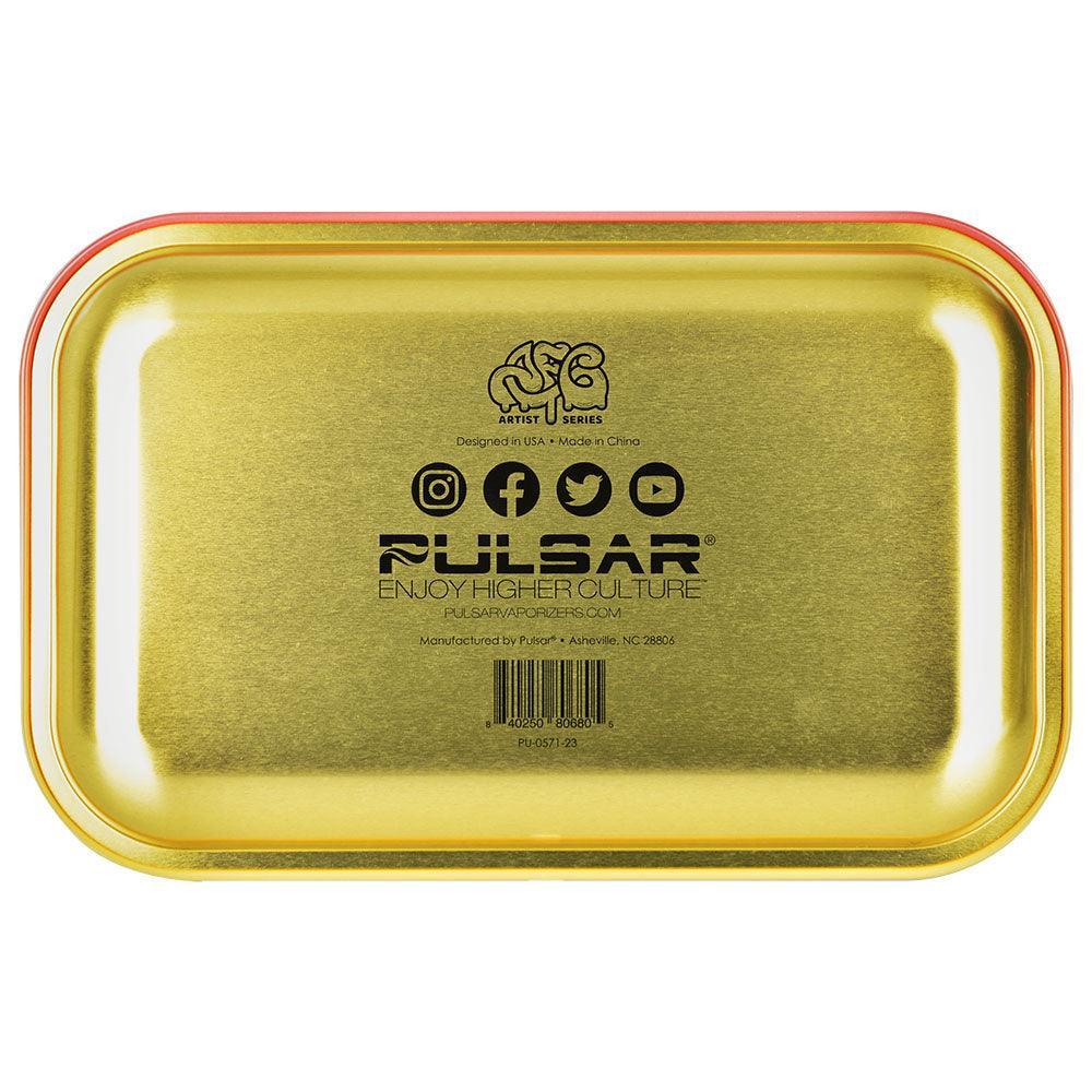 Pulsar Metal Rolling Tray - Garden of Cosmic Delights / 11" x 7" - SmokeWeed.com