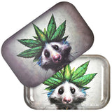 Pulsar Metal Rolling Tray w/ Lid - 11"x7"/Opotsum - SmokeWeed.com