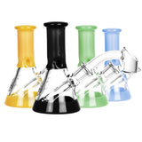 Pulsar Mini Bi-Color Beaker 45D Rig- 3.5"/10mm F/Colors Vary - SmokeWeed.com