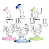 Pulsar Mini Egg Dab Rig - 7" / 14mm F / Colors Vary - SmokeWeed.com