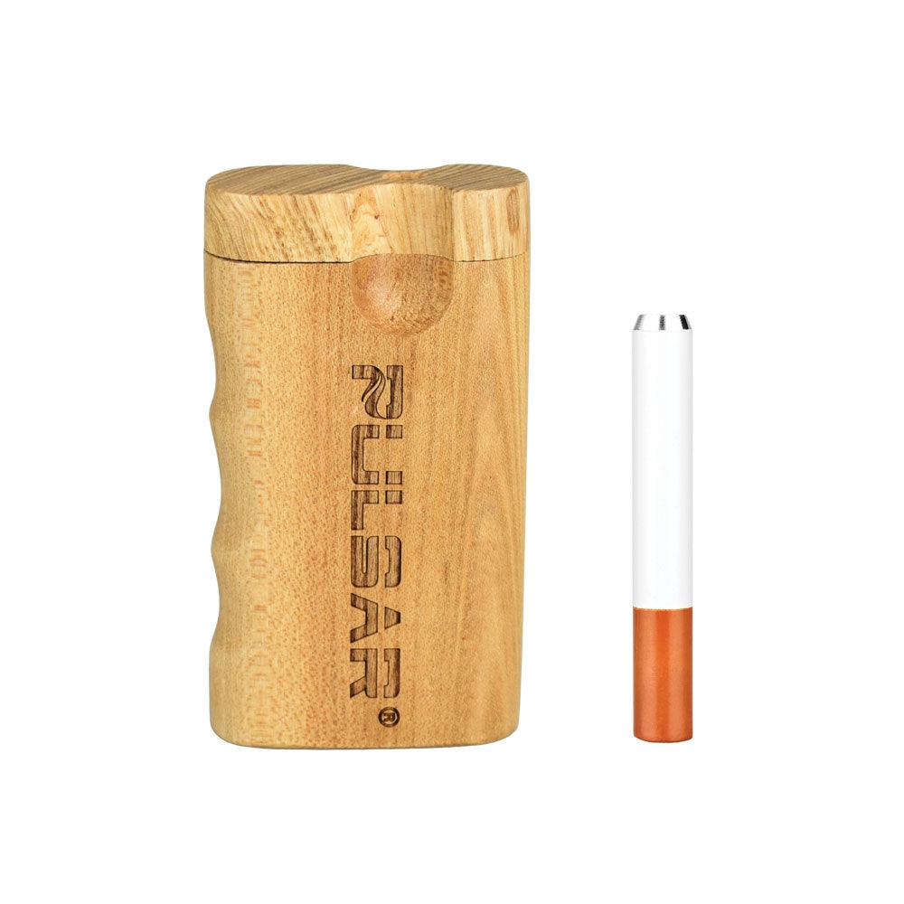 Pulsar Pistol Grip Wood Twist Top Dugout - 3.25" / Small - SmokeWeed.com