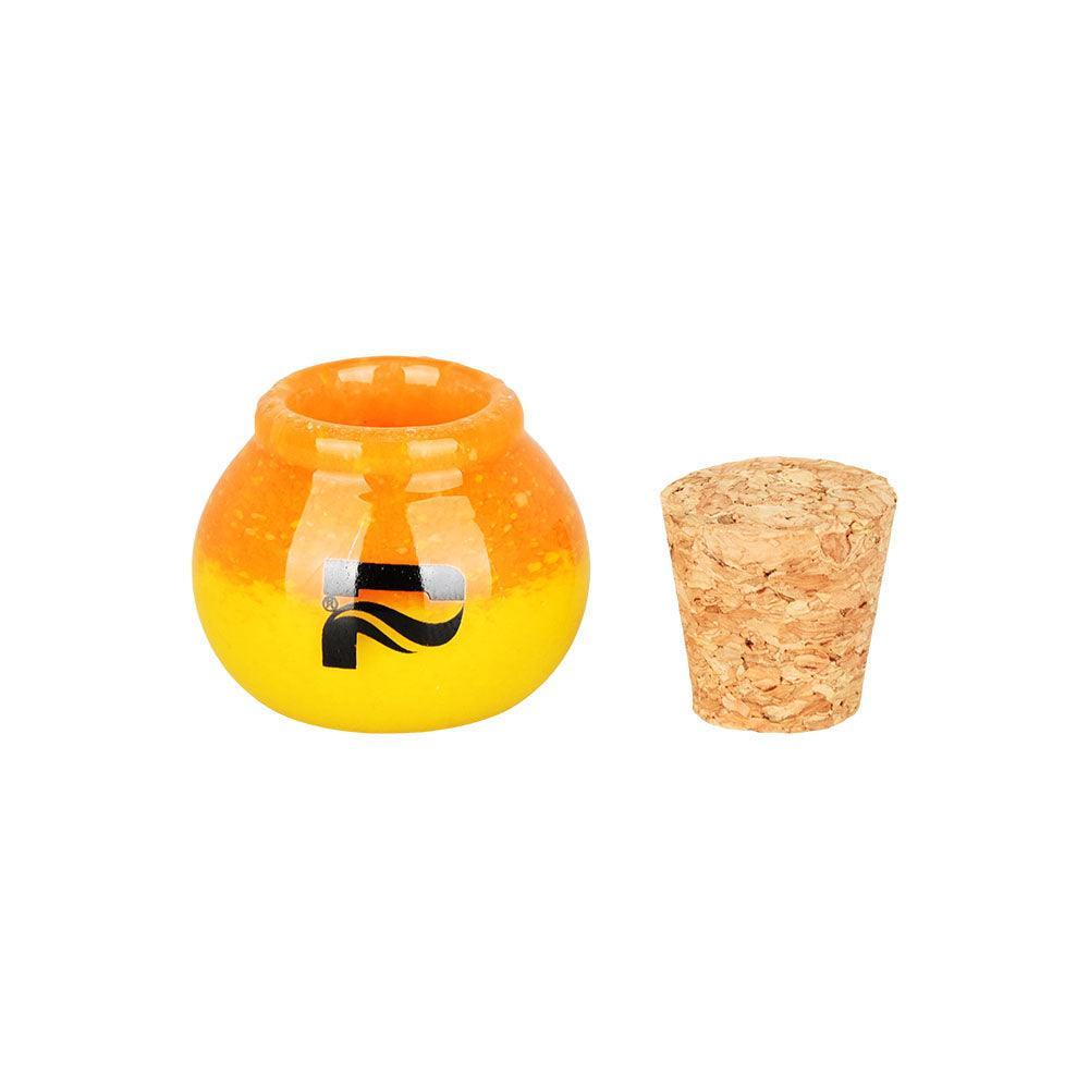 Pulsar Puff & Stash Glass Spoon Pipe & Jar | 2.5" - SmokeWeed.com