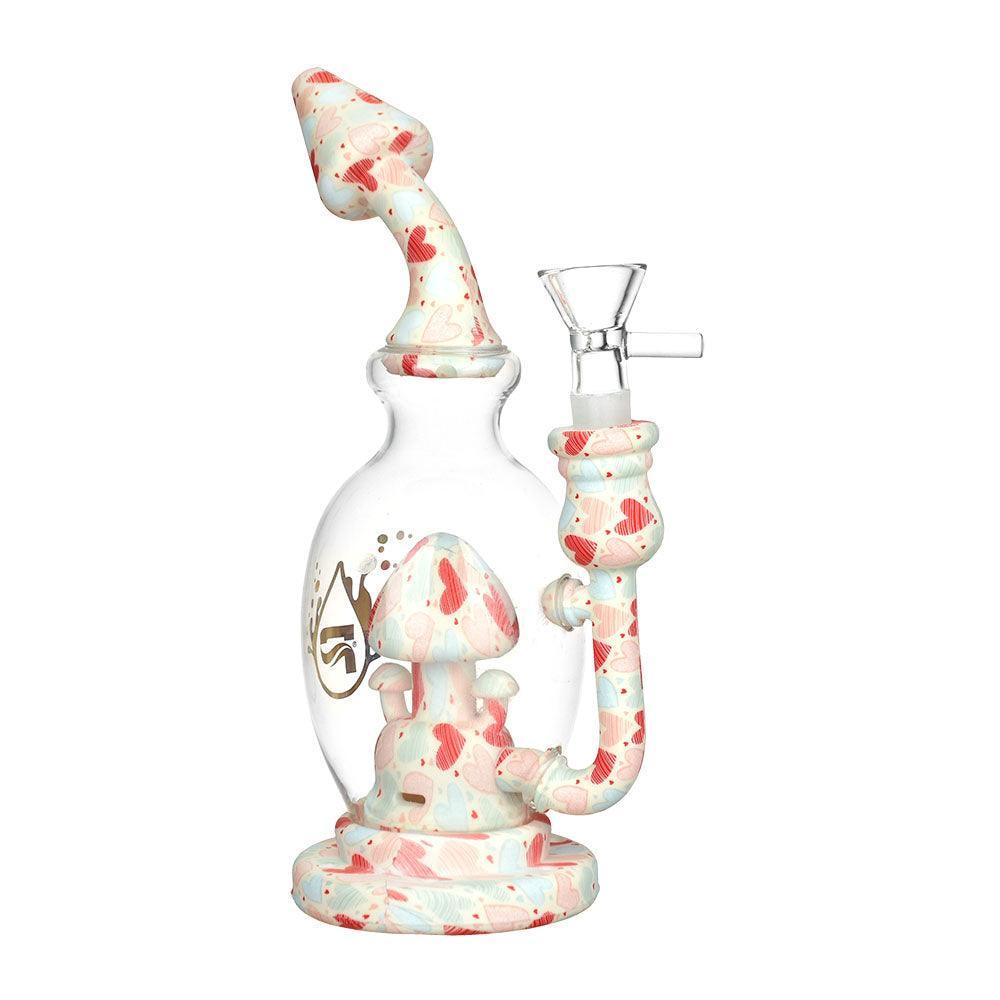 Pulsar Shroom Celebration Water Pipe | 8" | 14mm F - SmokeWeed.com