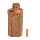 Pulsar Straight Wood Twist Top Dugout - 4" / Sapele - SmokeWeed.com