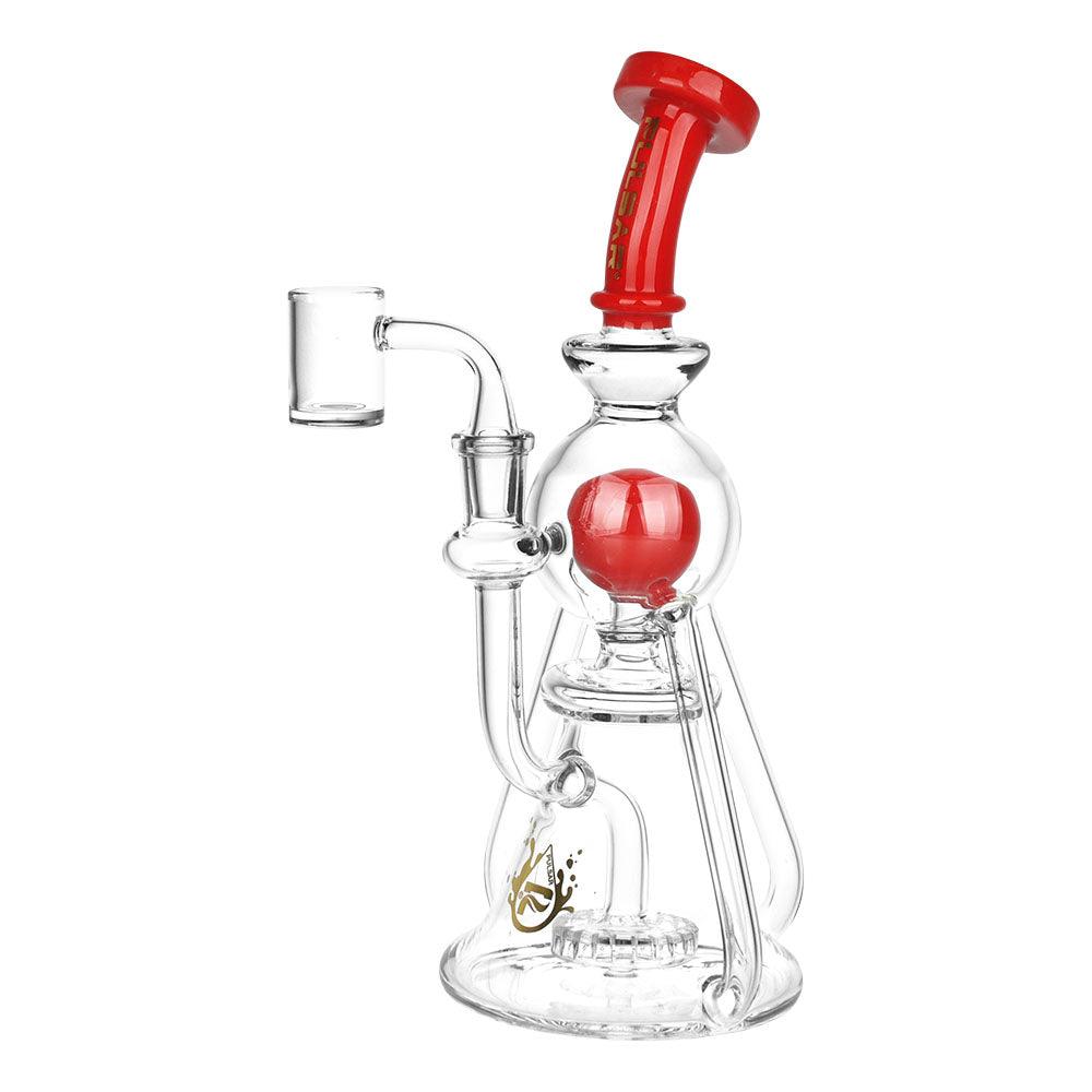 Pulsar Triple Threat 3-Arm Recycler Rig - 10" / 14mm F - SmokeWeed.com