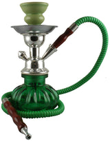 Pumpkin Style 1-Hose Hookah - 9" / Colors Vary - SmokeWeed.com