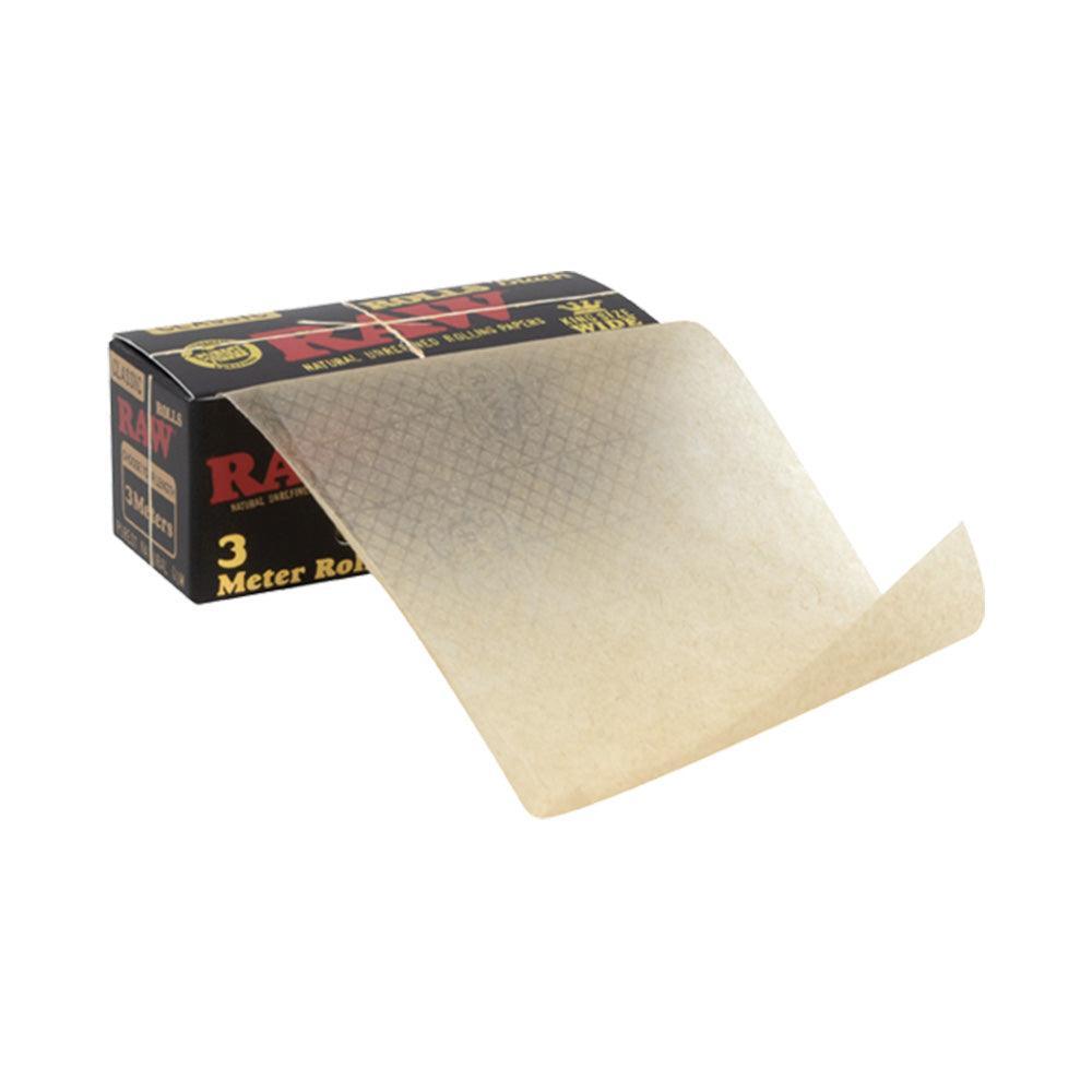 RAW Black Rolls Rolling Papers -3M/King Size Wide 12PC DISP- - SmokeWeed.com