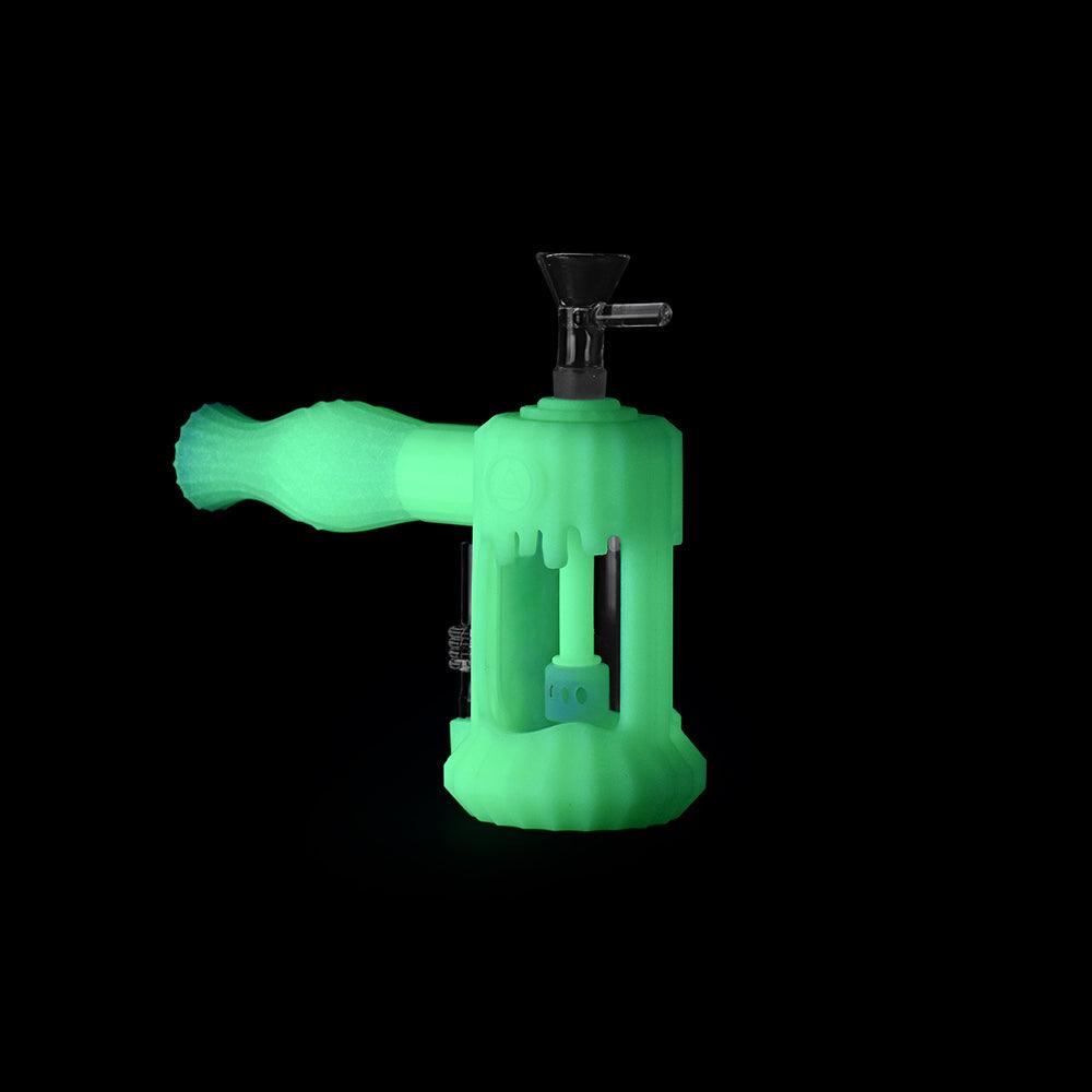 Ritual - 6'' Duality Silicone Dual Use Bubbler - UV Titanium White - SmokeWeed.com