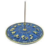 Round Starsign Zodiac Polyresin Incense Burner - SmokeWeed.com