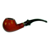 Shire Pipes Tomato Style African Wood Tobacco Pipe - SmokeWeed.com