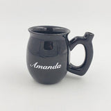 Sip Puff Pass mug - Blue with white letters - SmokeWeed.com