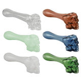 Skull Glass Spoon Pipe - SmokeWeed.com