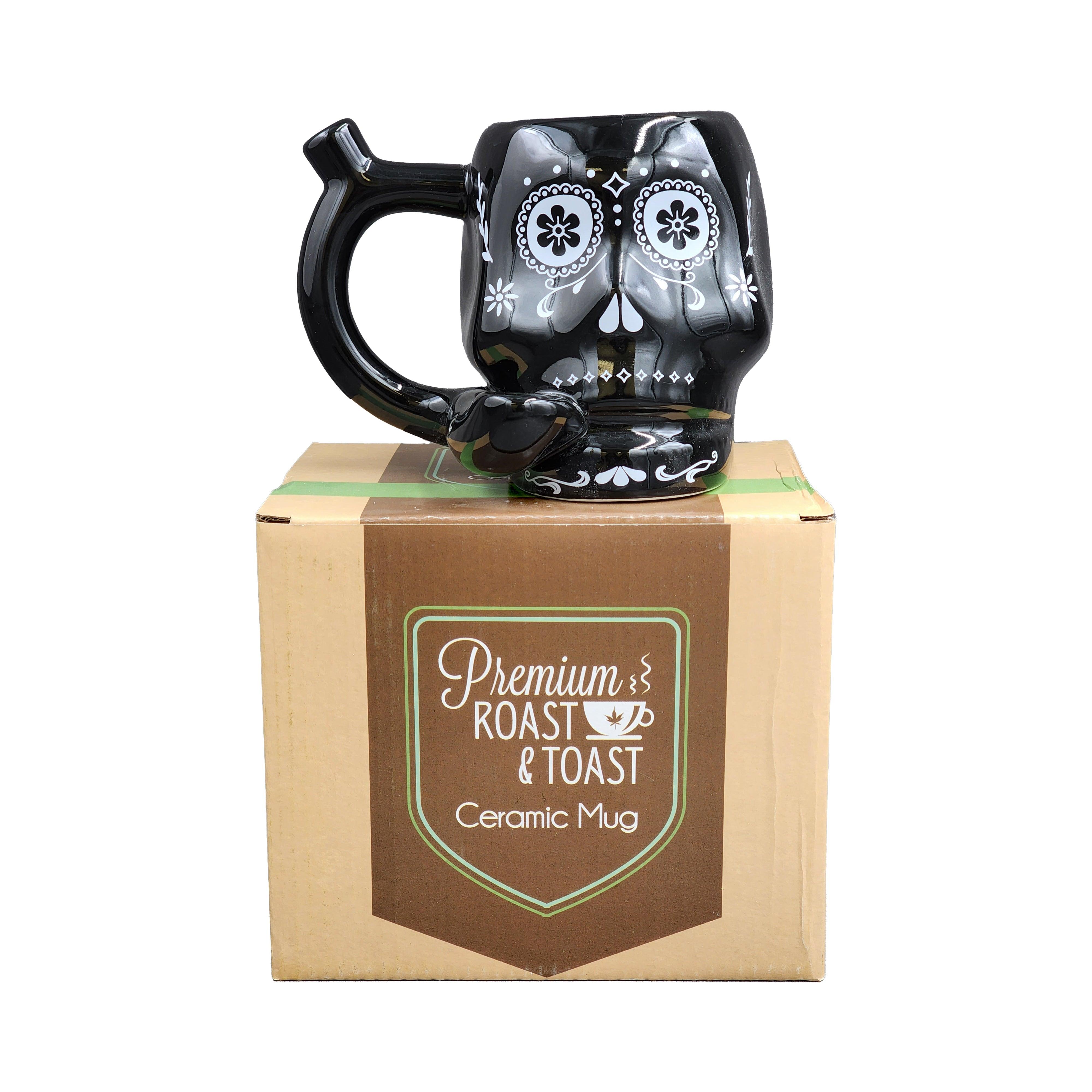 Skull roast & toast mug - SmokeWeed.com