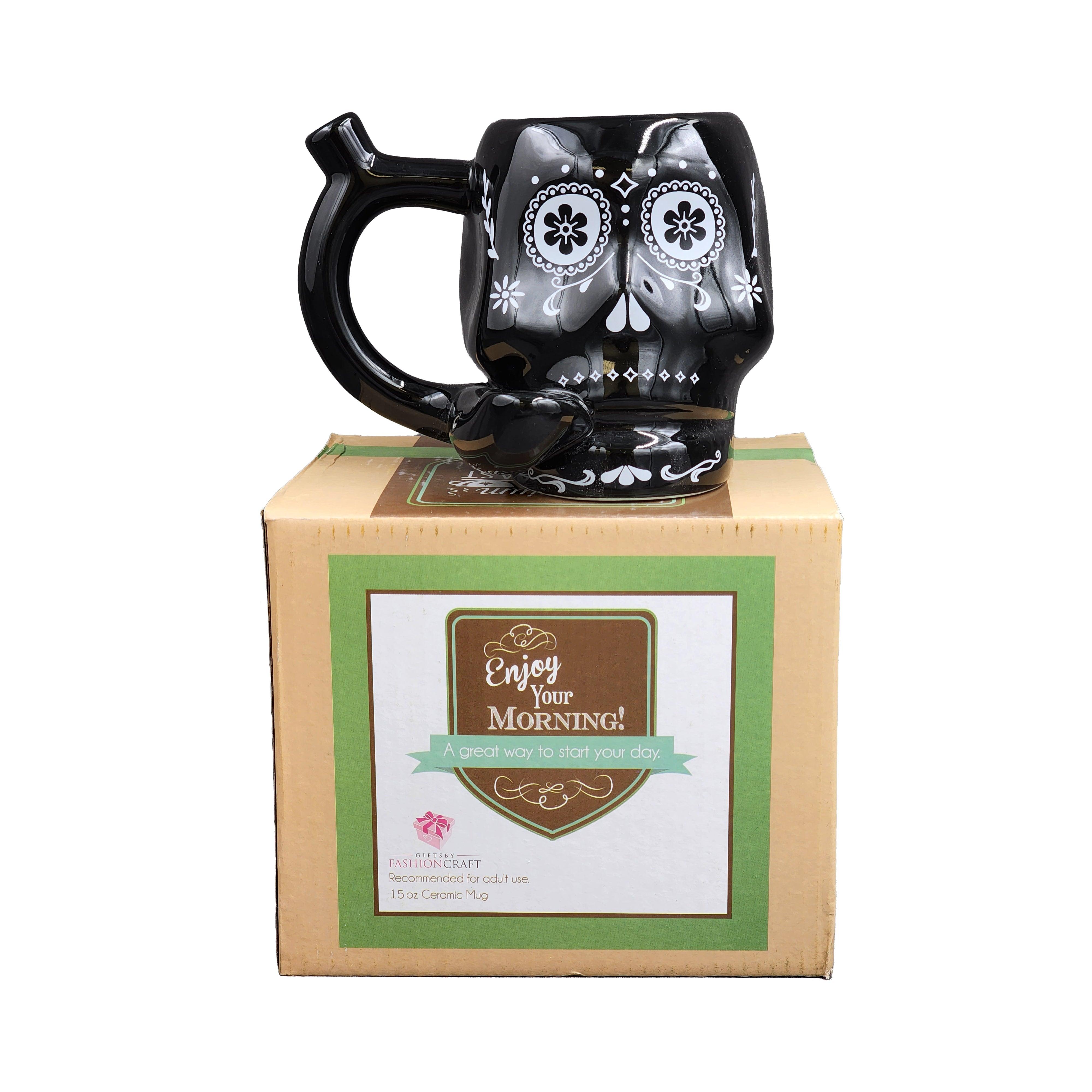 Skull roast & toast mug - SmokeWeed.com