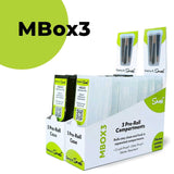 Smosi MBox3 Pre-Roll Case | 4.25"x1.5" | 8pc Display - SmokeWeed.com