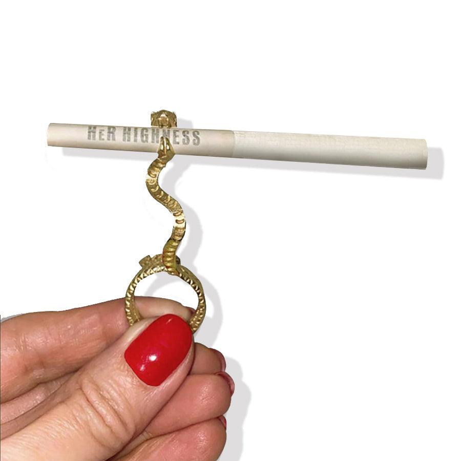 Snake in the Grass Joint Holder Ring - SmokeWeed.com