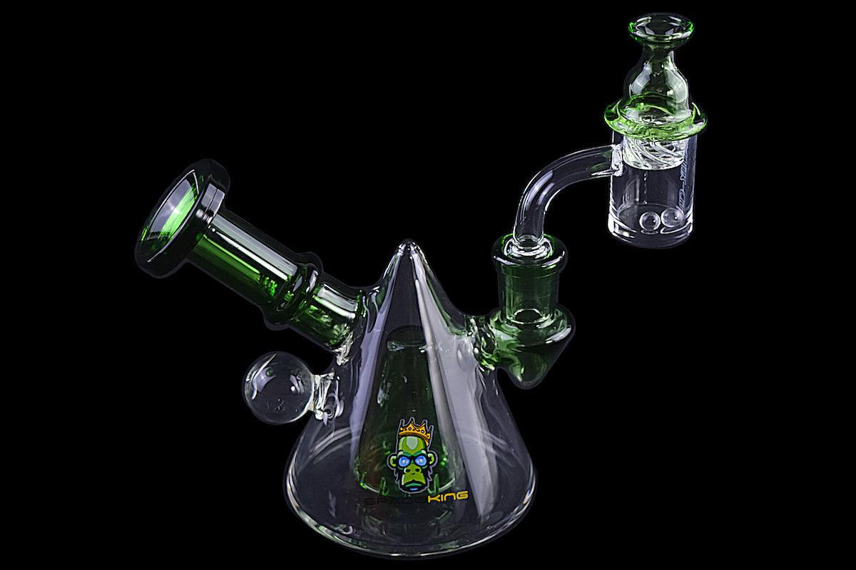 Space King Glass - 'Space Pyramid' Mini Rig - SmokeWeed.com