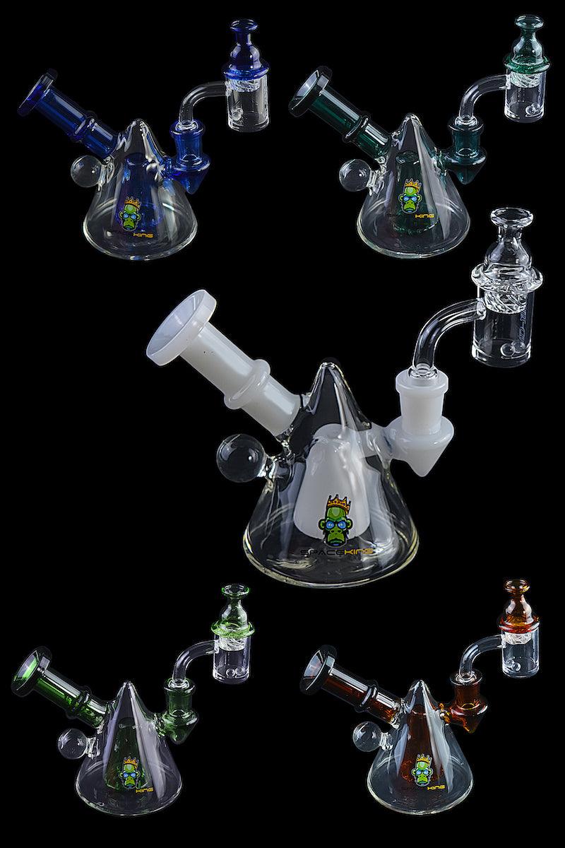 Space King Glass - 'Space Pyramid' Mini Rig - SmokeWeed.com