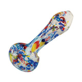 Splatter Frit Glass Spoon Pipe - SmokeWeed.com