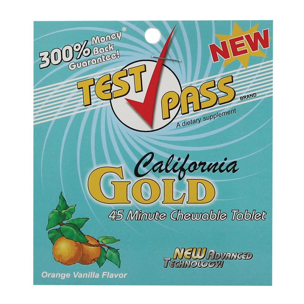 Test Pass California Gold Chewable Detox Tablets - SmokeWeed.com